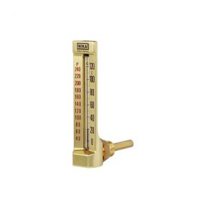 Machine glass temperature gauge